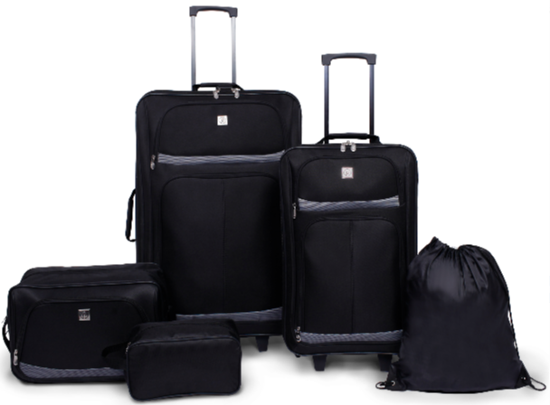 Protege 5 Piece 2-Wheel Luggage Value Set