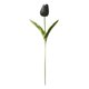 thumbnail image 1 of Bearachild Mini flor artificial, lirio único, tulipán, flor monarca, flor falsa de PU, decoración para el hogar y la Oficina, decoración para Flores artificiales negro Bearachild HA6563-03B, 1 of 6