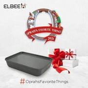 Elbee 8-Pc Baking Pan Kitchen Set Carbon Steel Bakeware Essential Baking Supplies
