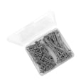 thumbnail image 4 of Moyic 150 piezas T Pins para pelucas Postizo de acero inoxidable Accesorios para peinados Kit para hacer pelucas y suministros para modelar Type7 NO7, 4 of 6