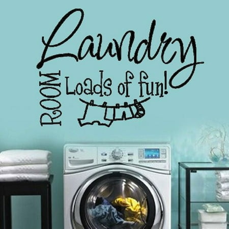 stickers decals laundry vinyl removable decor bathroom quotes
