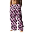 thumbnail image 1 of WEAIXIMIUNG Pantalon Extensible pour Hommes Mode Homme Décontractée Imprimé Léopard Numérique 3D Pantalon Droit Décontracté de Bureau, 1 of 5