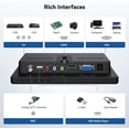 thumbnail image 4 of Monitor Eyoyo 8 pulgadas 1024x768 4:3 IPS HDMI/VGA/AV/BNC, 4 of 8