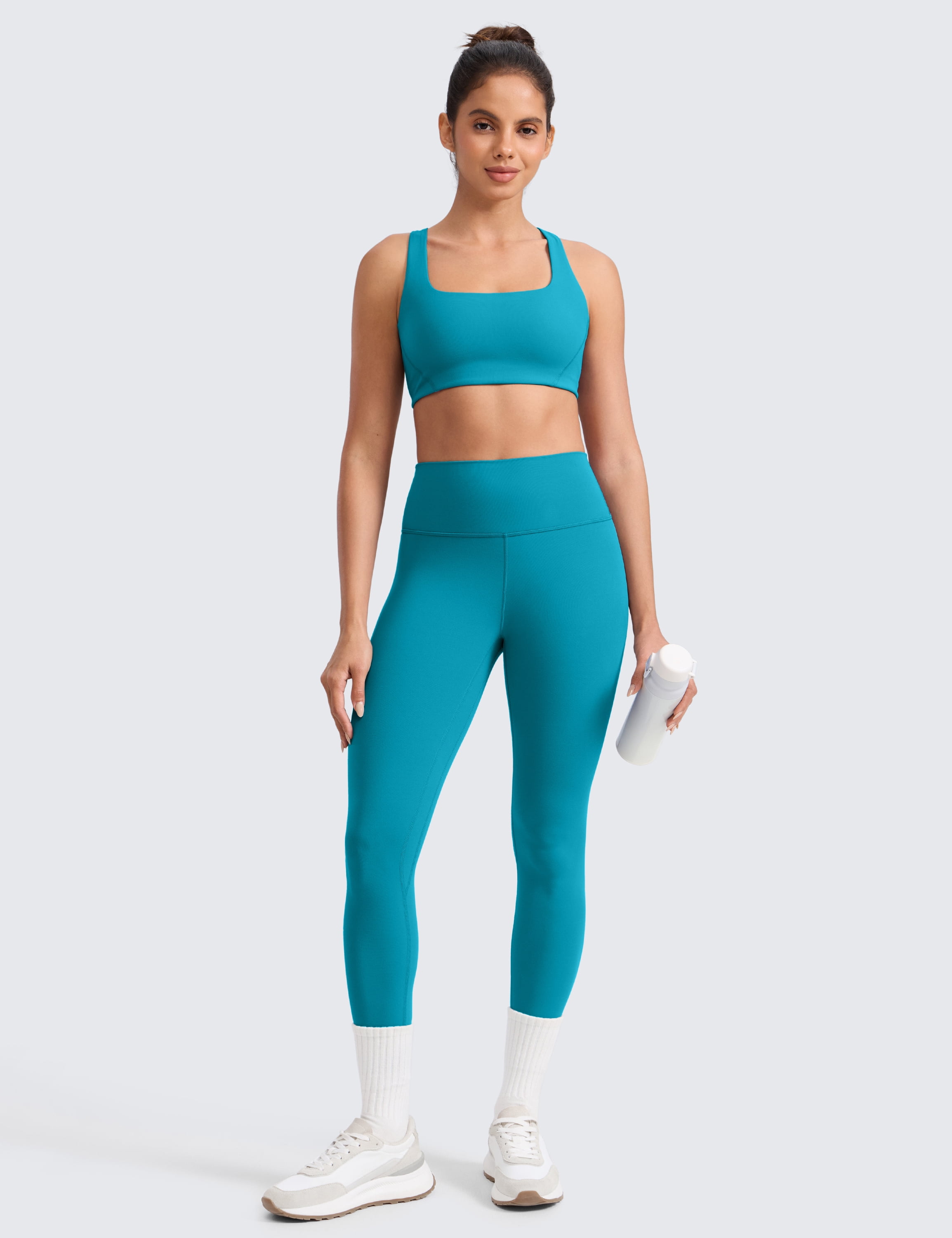 CRZ YOGA Butterlift Workout Leggings 25" High Waisted Pilates Gym Athletic Womens Yoga Pants