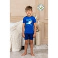 thumbnail image 3 of Prestigez Boys Organic Cotton 2 Piece Pajama Set With Shorts Shark Surfers Beware, Shark Short, Size: 6, 3 of 9