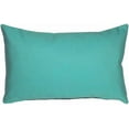 thumbnail image 2 of Pillow Decor Sunbrella Indoor Outdoor Throw Pillows 12"x20" Rectangular (2-Pack) (Aruba Turquoise), 2 of 4