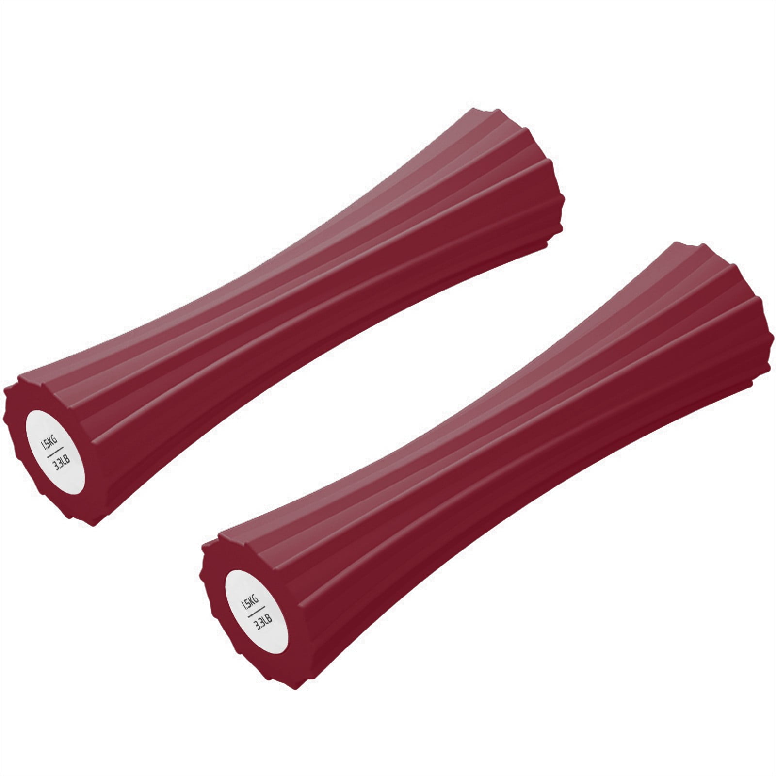 Guzom Exercise & Fitness- Yoga Foam Roller Dumbbell 1 5Kg 2 Piece Set Of Home Exercise Fitness Equipment