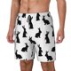 thumbnail image 1 of Balery Black Rabbit Bañador para hombre, shorts de playa de secado rápido con entrepierna y forro de compresión-Large, 1 of 6