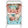 thumbnail image 2 of neatfreak! kids 2-Tier Rolling Storage Cart, Plastic, 2 of 10