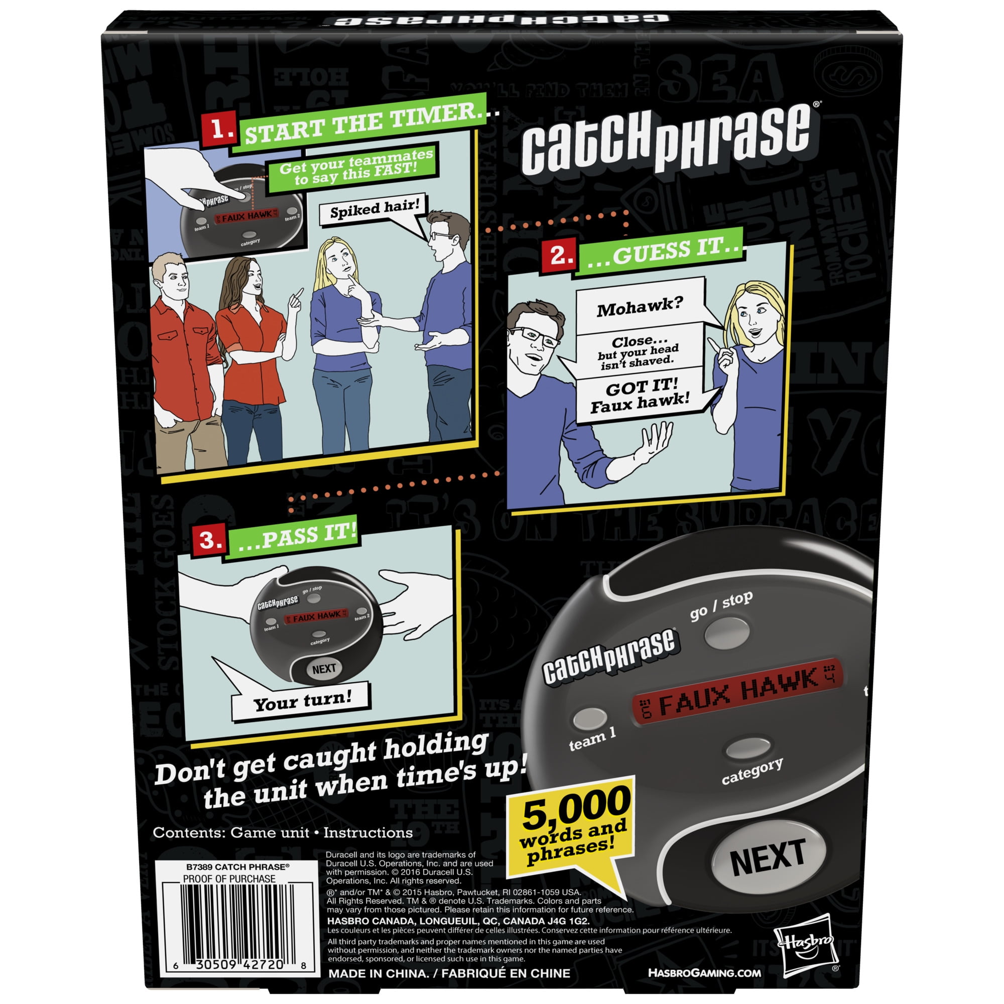 Catch Phrase Electronic Game for Kids and Family Ages 12 and Up, 4+ Players