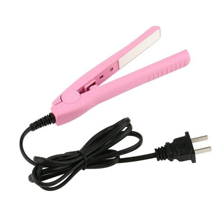 Mini Portable Electric Splint Flat Iron Ceramic Hair Curler