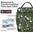 thumbnail image 2 of Rose Insulated Lunch Box Men Reusable Lunch Bag Water-Resistant Lunchbox Picnic Hiking, 2 of 6