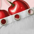 thumbnail image 4 of Feelyou Pink Bowknot Cherry Blackout Curtains Set of 2 (52x84 Each) for Kids, Kawaii Princess Ribbon Window Curtains, Fairy Tale Style Curtains and Drapes, Curtains and Drapes Decor, 4 of 6
