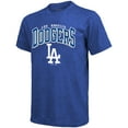 thumbnail image 2 of Men's Majestic Threads Shohei Ohtani Royal Los Angeles Dodgers Triblend Name & Number T-Shirt, 2 of 3