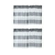 thumbnail image 1 of 2Pcs Grey_74x60cm Stripe Half Cortina Baño Corto Niveles Cenefa Zulema Cortinas cortas de la cocina, 1 of 8