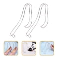 thumbnail image 2 of MasteelfCA 2 Pcs Shoe Display Racks Shoe Organizer Holders Stainless Shoe Display Stands, 2 of 7