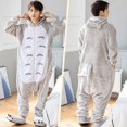 thumbnail image 4 of Pijama Unisex de animales para adultos, ropa de dormir cálida de Totoro, una pieza, disfraz de Cosplay para fiesta de Halloween y Navidad, 4 of 4