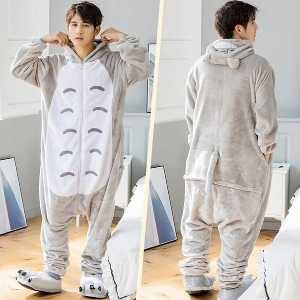 Pijama Unisex de animales para adultos ropa de dormir calida de Totoro una pieza disfraz de Cosplay para fiesta de Halloween y Navidad Bodega Aurrera en linea