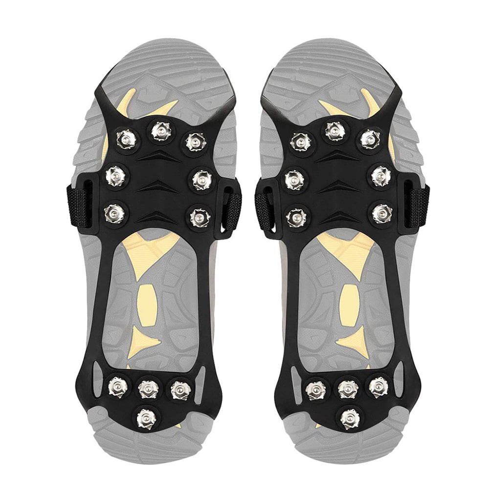 Non-slip Snow Cleats Shoes Boots-Cover Step Ice Spikes-Grips Crampons Hiking 