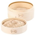 thumbnail image 2 of 1Set Household Bamboo Steamer Cooking Tool Kitchen Food Steamer with Lid, 2 of 7
