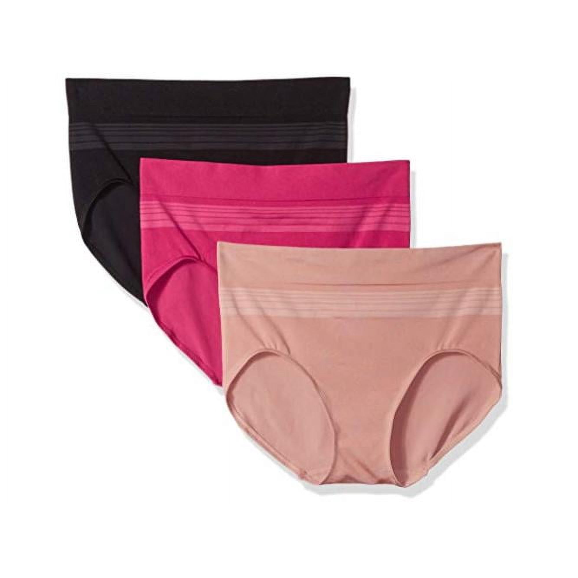 Blissful Benefits by Warner's® Women's No Muffin Top Seamless 3pk Brief RS1503W