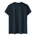 thumbnail image 2 of Hello Darkness My Old Friend Graphic Crew Neck Short Sleeve T-Shirt for Men Casual Streetwear Tee, 2 of 5