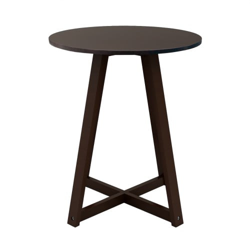 Irfora Small Round Coffee Table Brown, What To Put On A Small Round Coffee Table