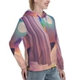 thumbnail image 6 of Sikiie Dreamy Moonlit Window Women's Casual Hoodies Long Sleeve Lightweight Pullover Tops Loose Sweatshirt-X-Large, 6 of 7