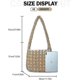 thumbnail image 5 of Quilted Puffer Tote Bag for Women - Lightweight Crossbody Shoulder Bag in Khaki, 5 of 5
