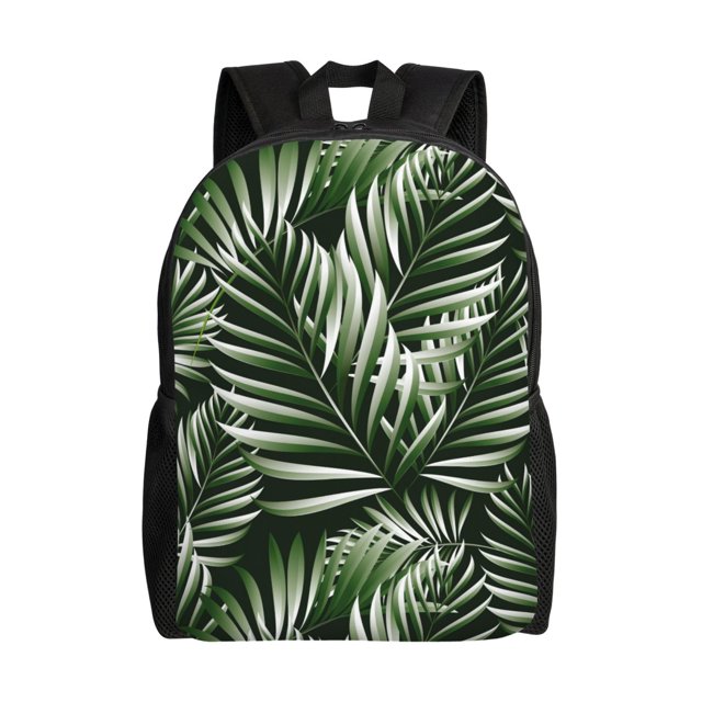 Easygdp Tropical Palm Leaves1 Mochila Versátil y Elegante: Comodidad, Almacenaje y Durabilidad para la Universidad, Trabajo, Viajes y Uso Diario