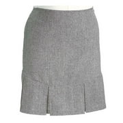 M.E. - Women's Plus Box-Pleat Tweed Skirt