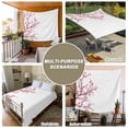 thumbnail image 6 of Cherry Blossom Large Tapestry for Bedroom Wall Hanging Tapestry, Spring Pink Floral Branches Watercolor Ceiling Backdrop Tapestries Poster Blanket Wall Decor for Teens Room Living Room Dorm 85" x 90", 6 of 8