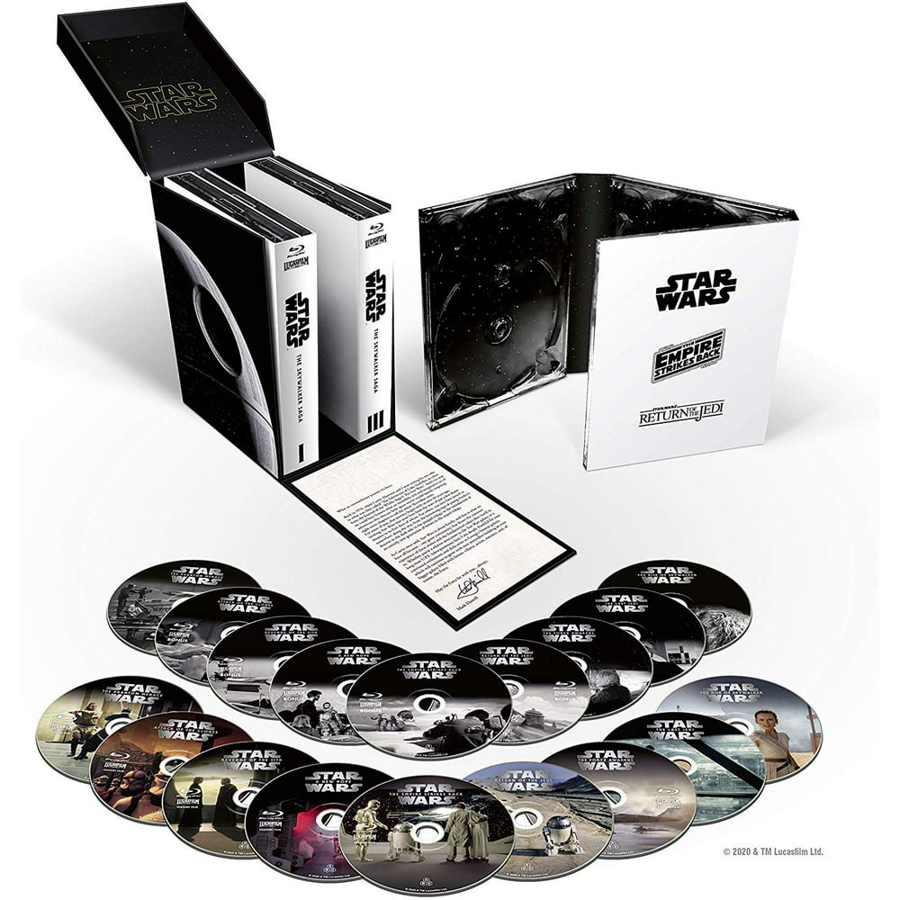 Star Wars: The Skywalker Saga Complete Box Set [Blu-ray] [2019] [Region Free] - Walmart.com 