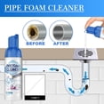 thumbnail image 2 of Pipe Drain Cleaner Foam 60ml x 2,Sewer Toilet Kitchen Sink Unclogger for Hair Grease Food Waste Deodorizing and Sanitizing Drain Opener for Home Use, 2 of 5