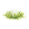 Pack of 4 Petite Springtime Artificial Wild Daisy Candle Wreaths 16"
