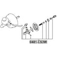 thumbnail image 2 of Febest CLUTCH MASTER CYLINDER # 0481-CS3W OEM MR491945, 2 of 2