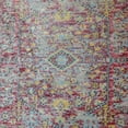 thumbnail image 4 of Machine Made Polyester 1'8''x2'10'' Durable Indoor Outdoor Rectangular Washable Oriental Pattern Footmat MFM060, 4 of 6