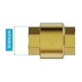 thumbnail image 2 of Ana Check Valve Made Of High Quality Check Valve Brass 1/2 3/4 1inch Intensification Anti Backflow Valve Water Control Float Valve Home Decor, 2 of 10