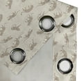 thumbnail image 4 of Ambesonne Grommet Curtain, , 50"x84", Eggshell Warm Taupe Tan, 4 of 5