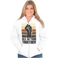 thumbnail image 4 of All in This Together Social Justice Zip Up Hoodie Men's Women's Brisco Brands S, 4 of 6