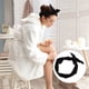 thumbnail image 3 of 4pcs pelo bufanda alambre arco nudo diademas turbantes diadema deportes spa diademas, 3 of 6