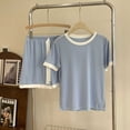 thumbnail image 2 of Lounge Sets Pants for Women Short Sleeve Womens Pajama Sets Soft Sleepwear, 2 of 4