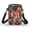 American Flag Deer Design, variant on HELLHERO Wine Glass Coconut Tree Design Polyester Cross Body Purse Double-layer Casual Use Women Adjustable Shoulder Strap