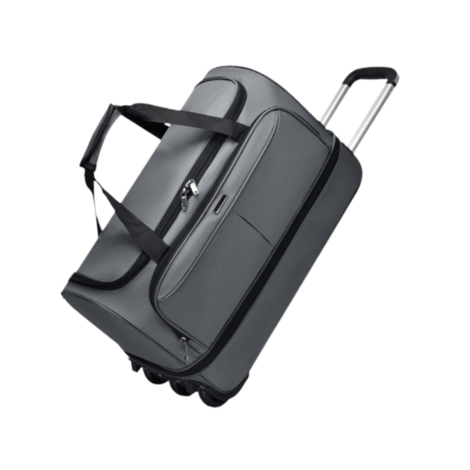 Wzmzjy Wheeled Duffel Bag Suitcase Handbag Telescoping Handle Multifunctional Rolling M