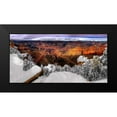 thumbnail image 2 of Drost, David 14x9 Black Modern Framed Museum Art Print Titled - Snowy Grand Canyon VII, 2 of 5