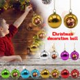 thumbnail image 1 of Teissuly 6cm New Pasteable Picture Christmas Ball Decoration And Arrangement Supplies Christmas Tree Pendant Christmas Ball Bright Color Ball (6Pcs) Teissuly WER202310233695, 1 of 4