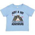 thumbnail image 3 of Inktastic Just a Kid Who Loves Adventure Boys or Girls Toddler T-Shirt, 3 of 5