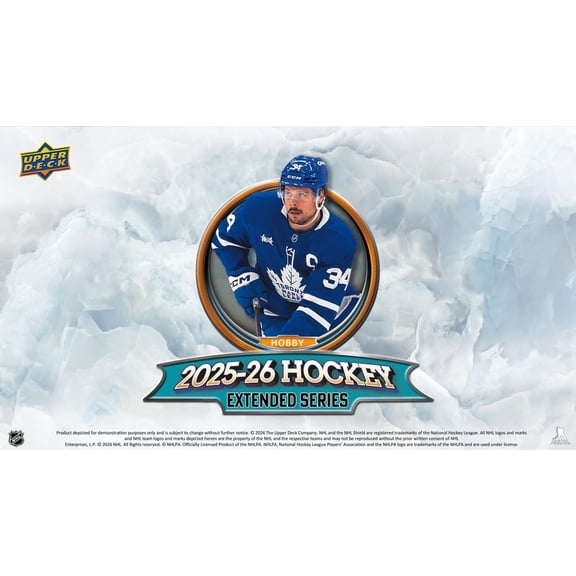 Collectible 2025-26 Upper Deck NHL Hockey Extended Series Trading Card Box