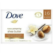 Shea Butter Bar Soap, 3.5 oz Each, 16 Bars Vanilla 64 Ounce