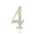 Great Value Birthday Party Candle, Number 4